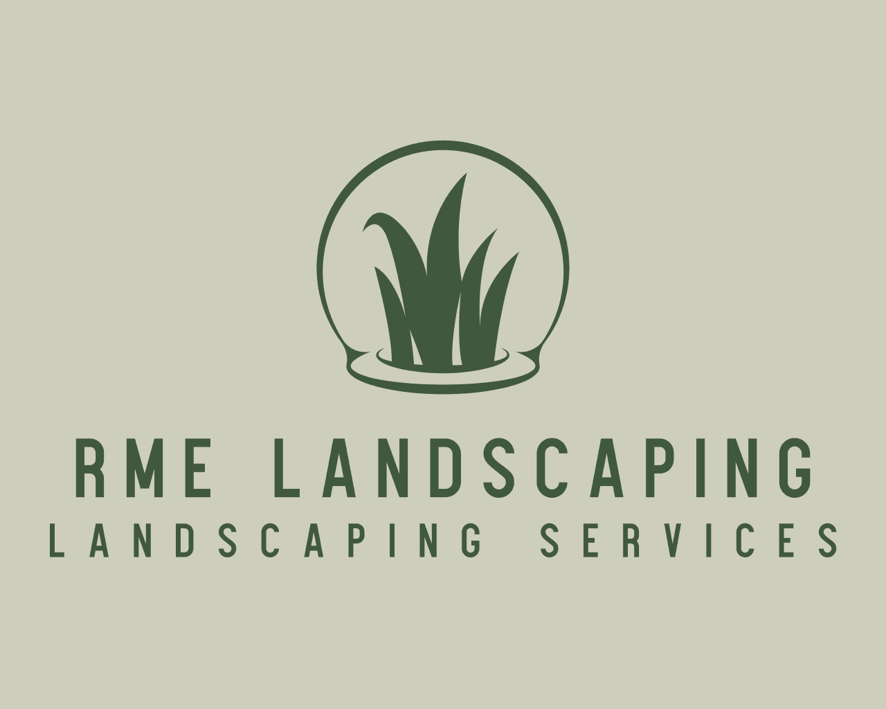RME Landscaping wordmark logo